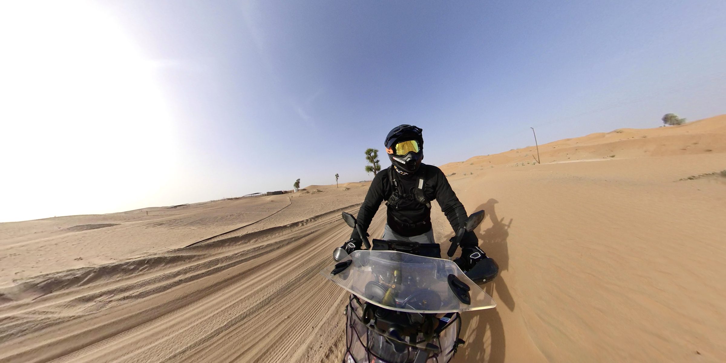 GOT rider in the UAE desert