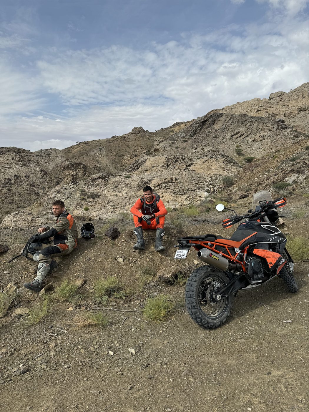 GOT riders on a UAE trail