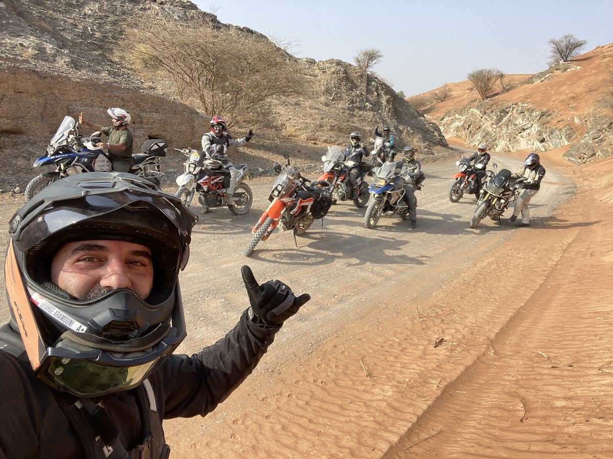 Group selfie on the trail